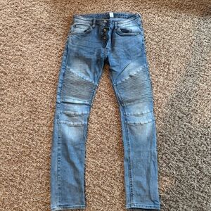 H&M Light Blue Skinny Jeans for Men